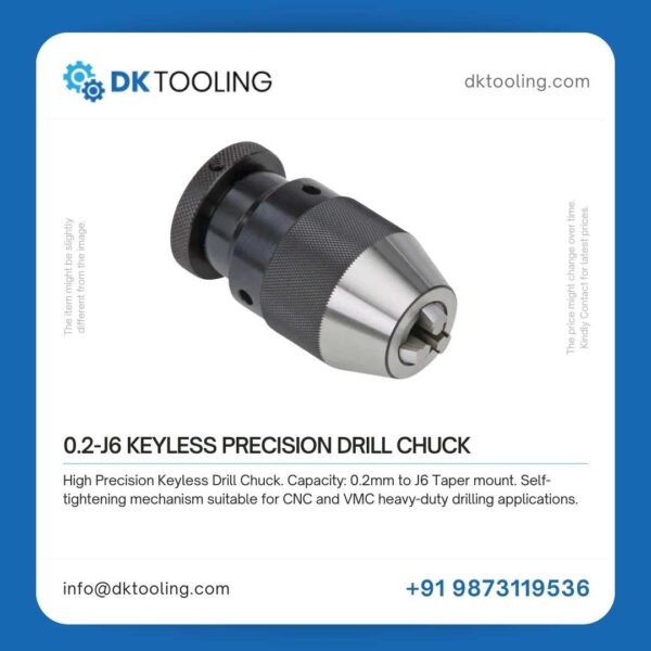 0.2-J6 KEYLESS PRECISION DRILL CHUCK
