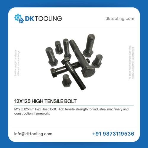 12X125 HIGH TENSILE BOLT