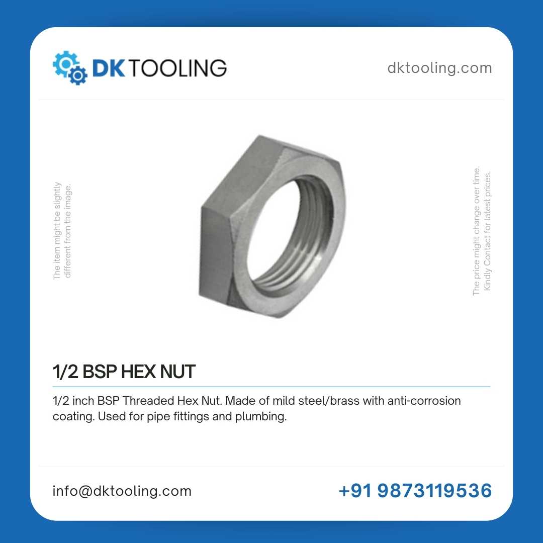 1_2 BSP HEX NUT