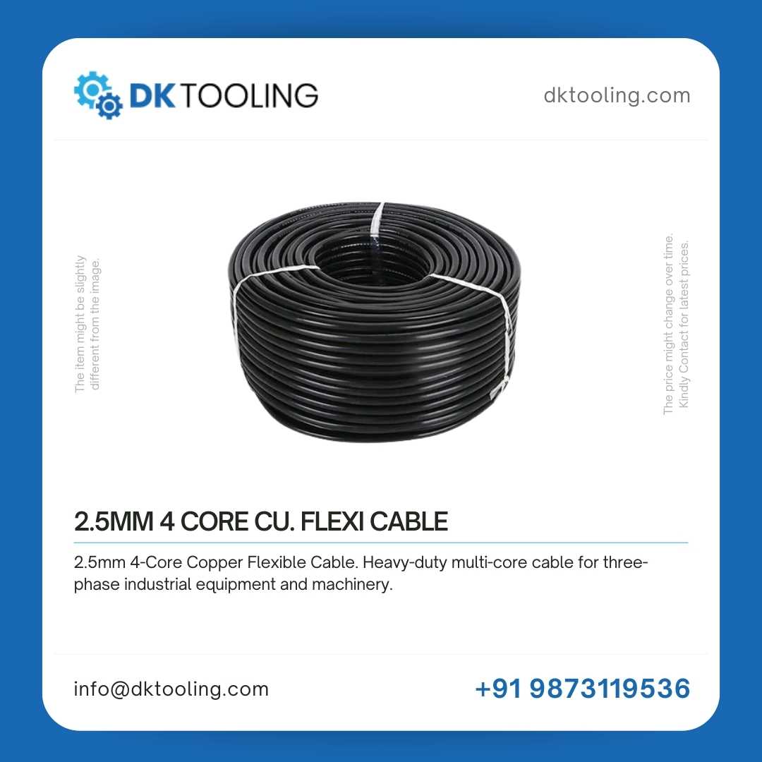 2.5MM 4 CORE CU. FLEXI CABLE