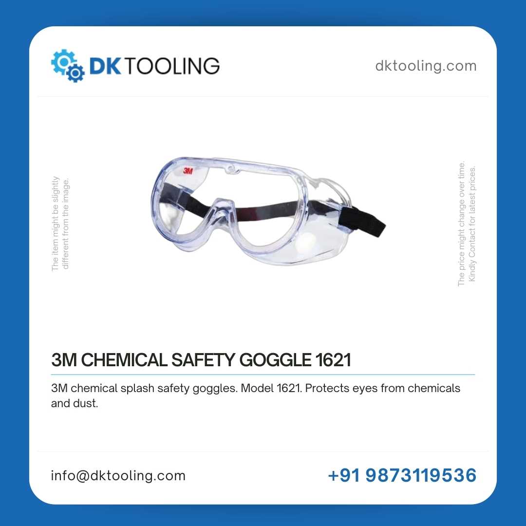 3M CHEMICAL SAFETY GOGGLE 1621
