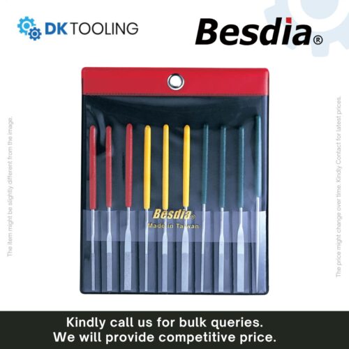 Premium Diamond File Set | 10-Piece Industrial Grade Needle Files for Metal, Glass, Ceramic & Stone | Coarse 120, Medium 260, Fine 400 Grit | Precision Sharpening & Polishing Kit