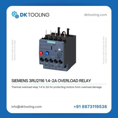 SIEMENS 3RU2116 1.4–2A OVERLOAD RELAY