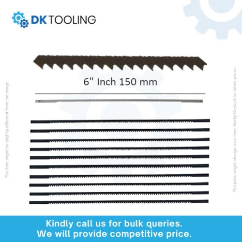 Heavy Duty 6-Inch Hacksaw Blades for Coping Saws | Industrial Grade Precision Cutting | 10-Pack LOVELY Pro Series