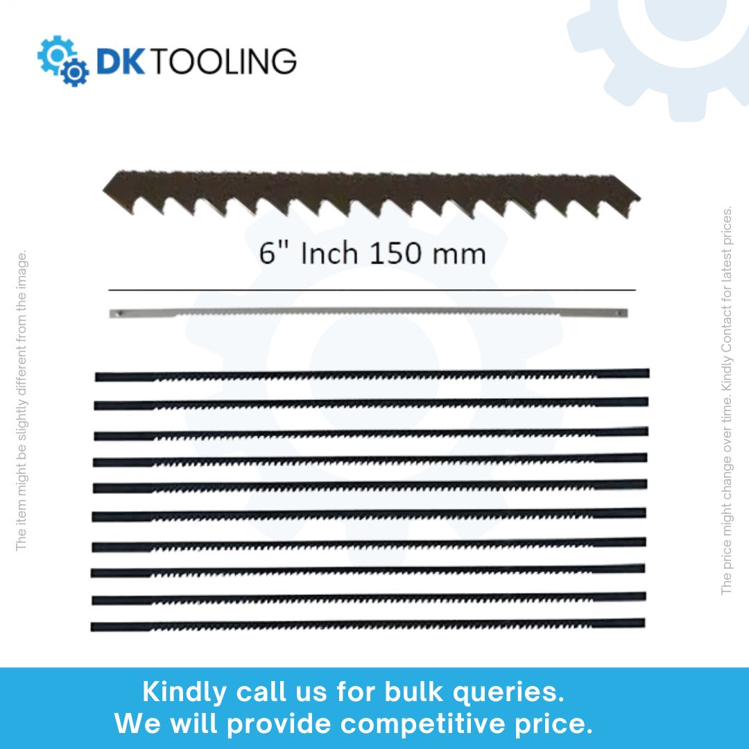 Heavy Duty 6-Inch Hacksaw Blades for Coping Saws | Industrial Grade Precision Cutting | 10-Pack LOVELY Pro Series