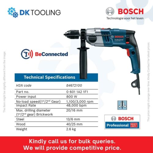 Bosch Impact Drill GSB 20-2 RE Professional 800W 2-Speed Hammer Drill