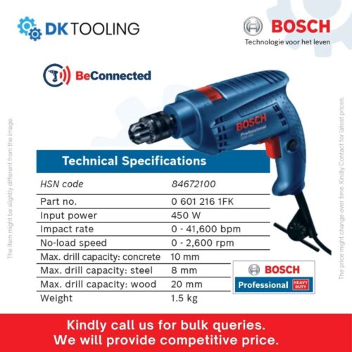 Bosch Impact Drill GSB 450 | Bosch Professional 450W 3-in-1 Impact Drill