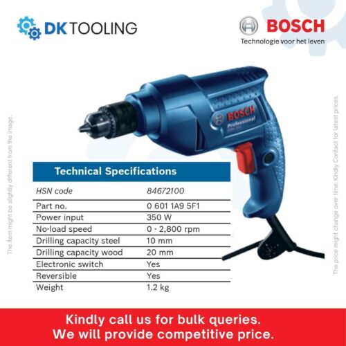 Bosch ROTARY DRILL GBM 350 Professional 350W Electric Hand Drill