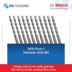 Bosch SDS Plus-1 Hammer Drill Bit 2-Cutter Tungsten Carbide Tip