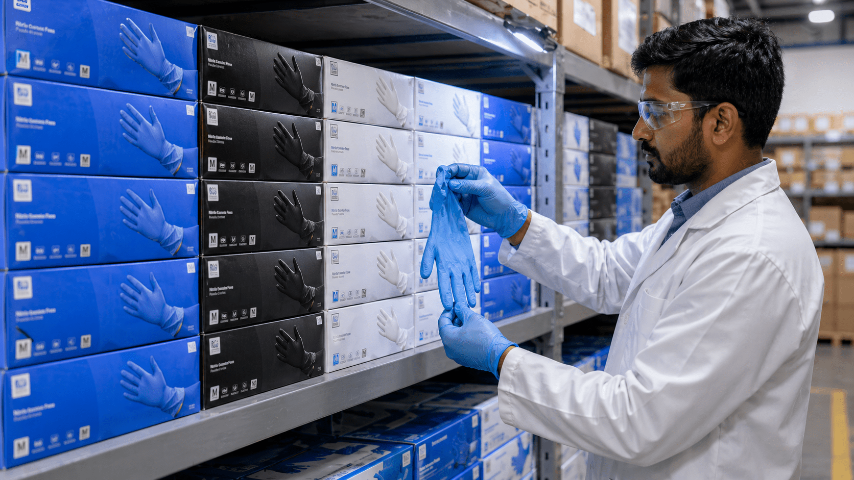 Nitrile Gloves Wholesale Delhi: The Best Procurement Guide for Industrial & Medical Buyers