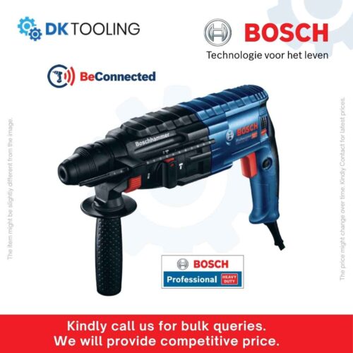Premium ROTARY HAMMER GBH 2-24 DRE | Bosch Professional 790W SDS-Plus | 3-Mode Heavy-Duty Hammer Drill for Concrete, Metal & Wood with 2.7J Impact Energy