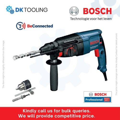 Premium ROTARY HAMMER GBH 2-26 DRE | Bosch Professional 800W SDS-Plus 3-in-1 Hammer Drill | Heavy-Duty Concrete, Metal & Wood Drilling with 2.7J Impact Energy